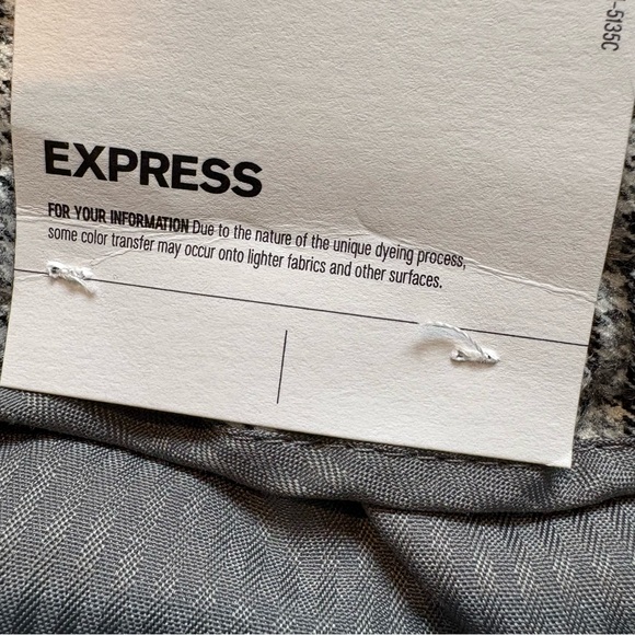 NWT, Express Slim Gray/Black Plaid Hyper Stretch Drawstring Comfort Pant, Sz M - Picture 15 of 15
